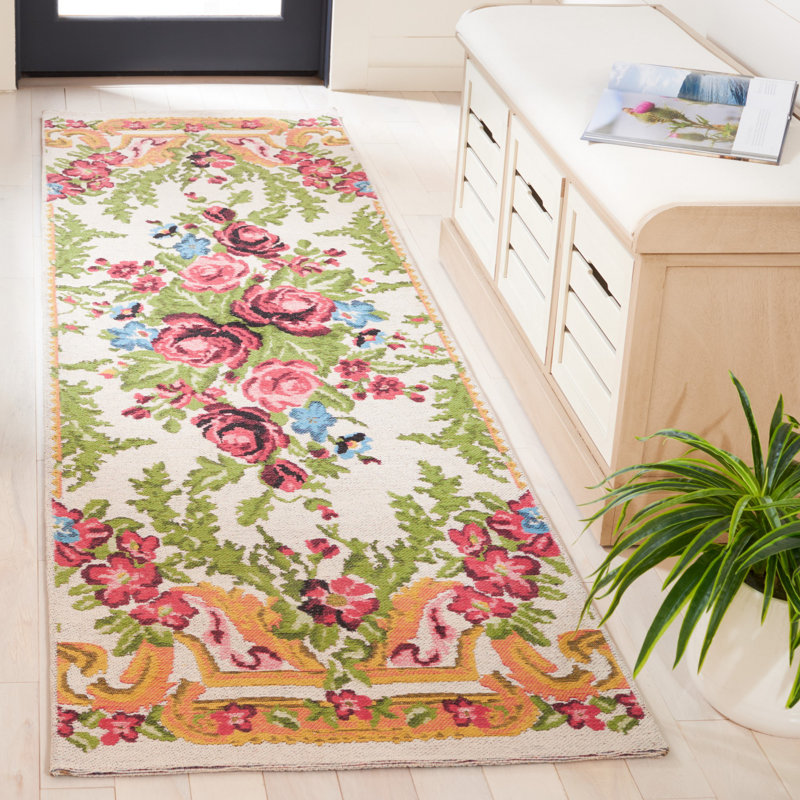 Yemina Classic Vintage Performance Floral Rug, Runner 2'3" x 8'