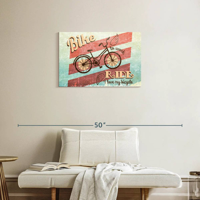 Mehar Bicycle Work Poster, 20" H x 30" W