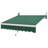 Outsunny 8' x 7' Patio Retractable Awning, Manual Exterior Sun Shade Deck Window Cover-115811011-115811009