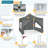 10x10 Pop Up Canopy Tent Heavy Duty with 4 Sidewalls-114076485