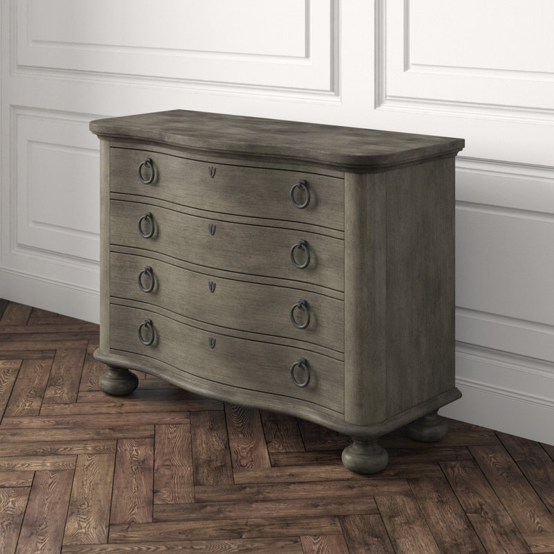 Oyster Bay 4 - Drawer Dresser, Pelican Gray