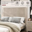 Cadre de lit en bois massif, cadre de lit plateforme grand avec tête de lit, grand lit en bois naturel, pas de sommier tapissier, beige-320720216-320720221