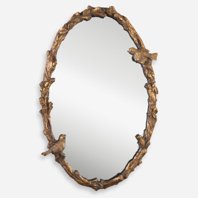 Amierah Iron Frame Oval Mirror