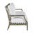 Haley Teak Outdoor Lattice Back Sofa-38579447-38579391-121778796