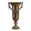 Vase trophée en métal d'inspiration rétro