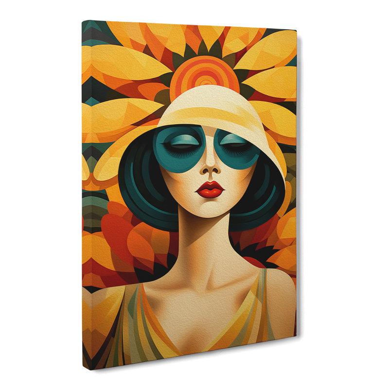 Sunflower - No Frame Print, 60cm H x 40cm W x 3cm D
