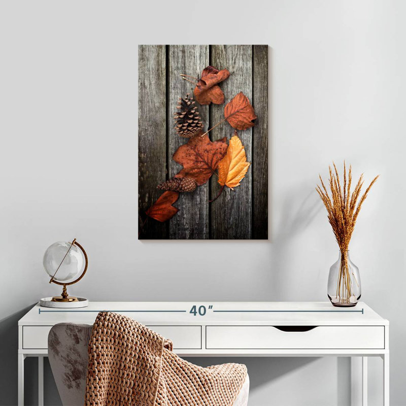 Harnek Dried Fall Leaves, 24" H x 16" W