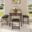 Space-Saving 4-Piece Dining Table Set-1090287596