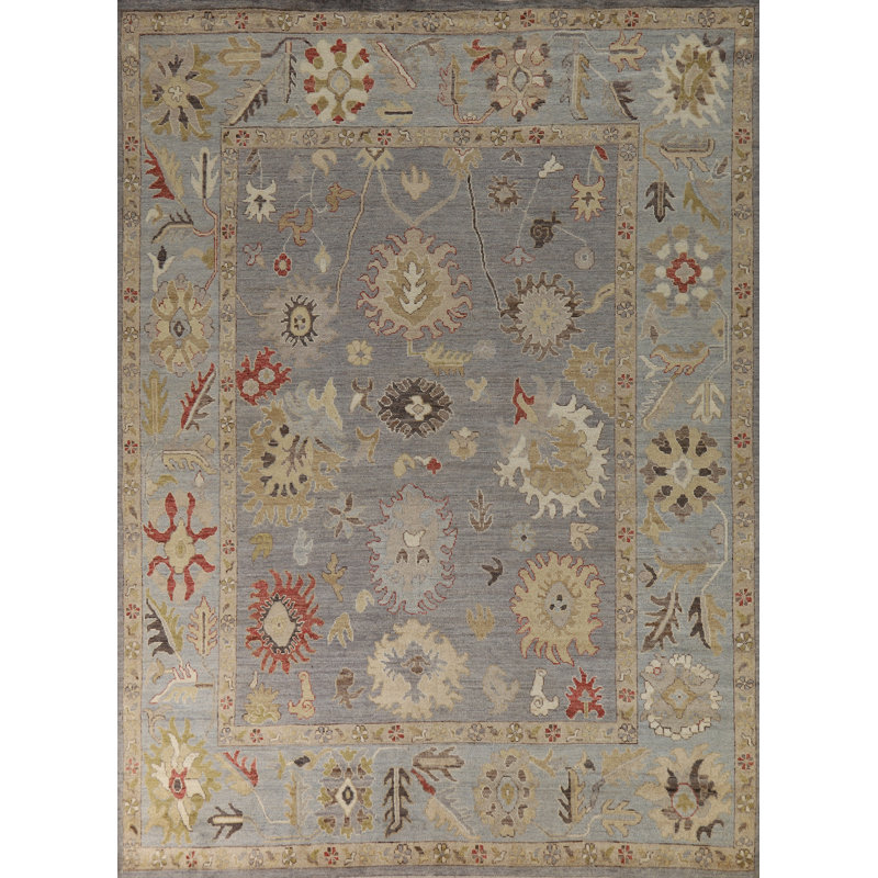 Vegetable Dye Oushak Turkish Area Rug 8x10