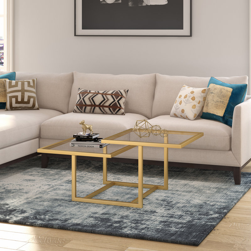 Frame Coffee Table, Gold