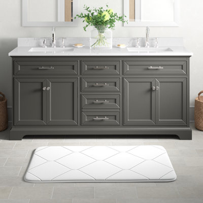 Ensemble de meuble-lavabo double 72 po Currahee