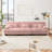 3-Seater Sectional Sofa Modular Deep Seat Sofa Couch , Chenille Sofa Soft Comfy Upholstered Furniture For Living Room, Apartment, Studio, Office,Chenille-160224324-160224325