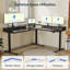 Bureau debout en L avec tiroirs, tablette, table de jeu réglable pour la maison, le bureau, le joueur-1779213763-1779213789