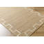 Tapis brun / blanc rectangulaire en laine tissé à la main à motif rectangulaire marocain Jerrylène-1275673556
