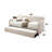 Jagger Fog Fabric Daybed W/Trundle (Twin)