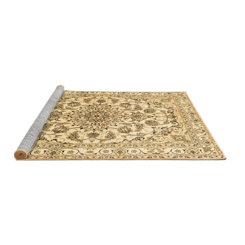Tapis brun traditionnel Traditional 2777, Carré 5 pi