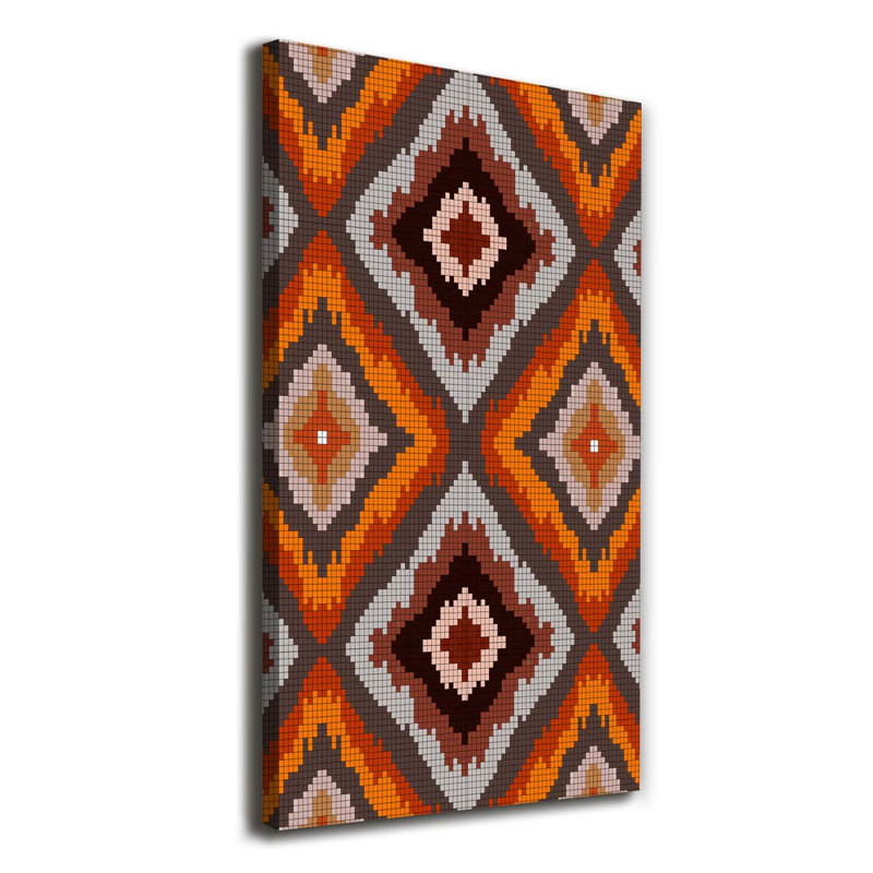 Retro Background - Wrapped Canvas Print