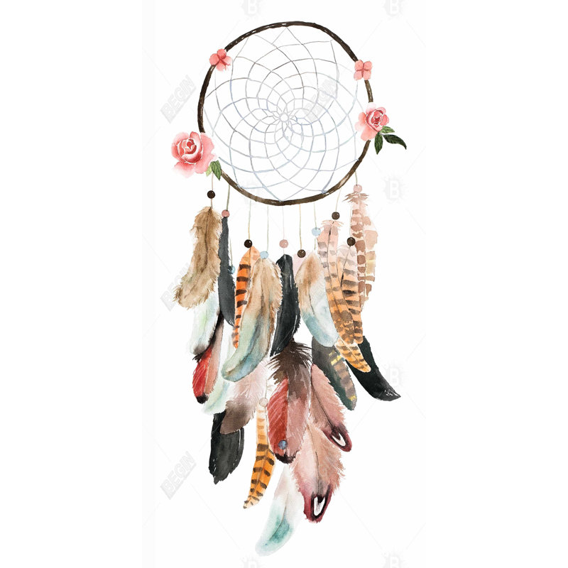 Woman's dream catcher - 15.75"x31.50" Desk mat