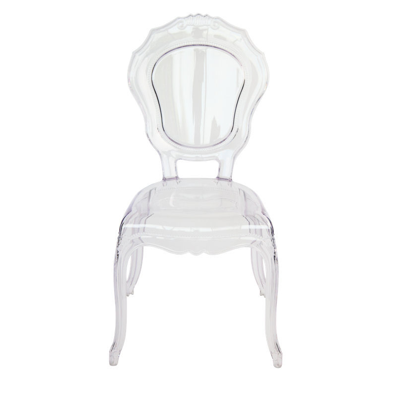 Chaise d'appoint Kennady en transparent
