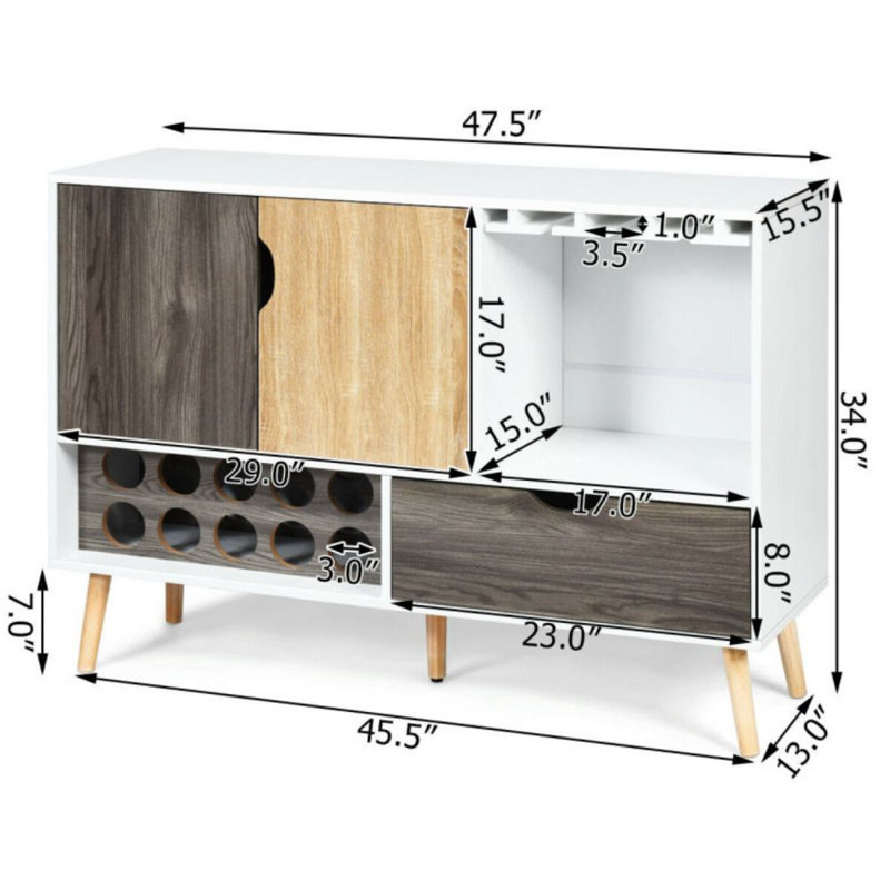 Leanora 47.5 " W Credenza