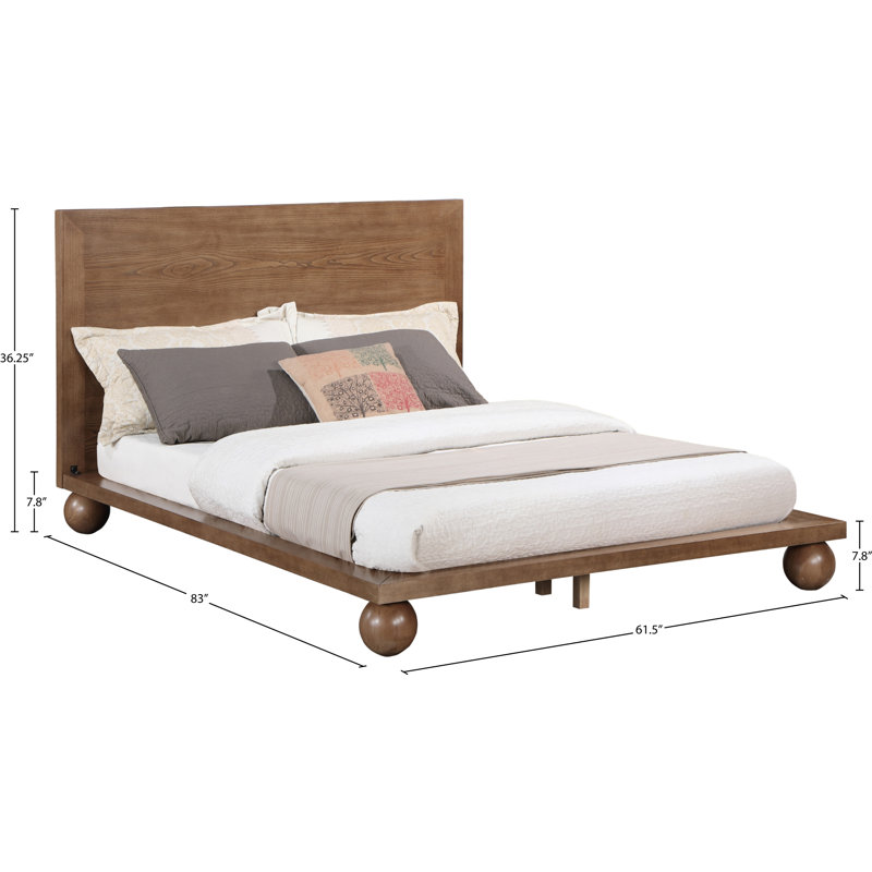 Kent Platform Bed, Queen, Walnut