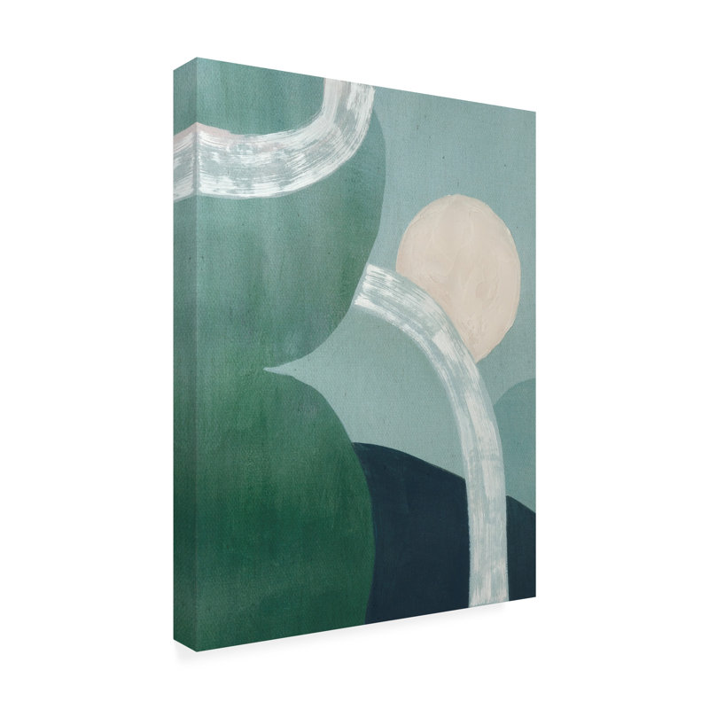 Art mural sur toile tendue - "P Planète lumière I" Grace Popp pour décoration de salon, de chambre à coucher ou de bureau - 24 x 32