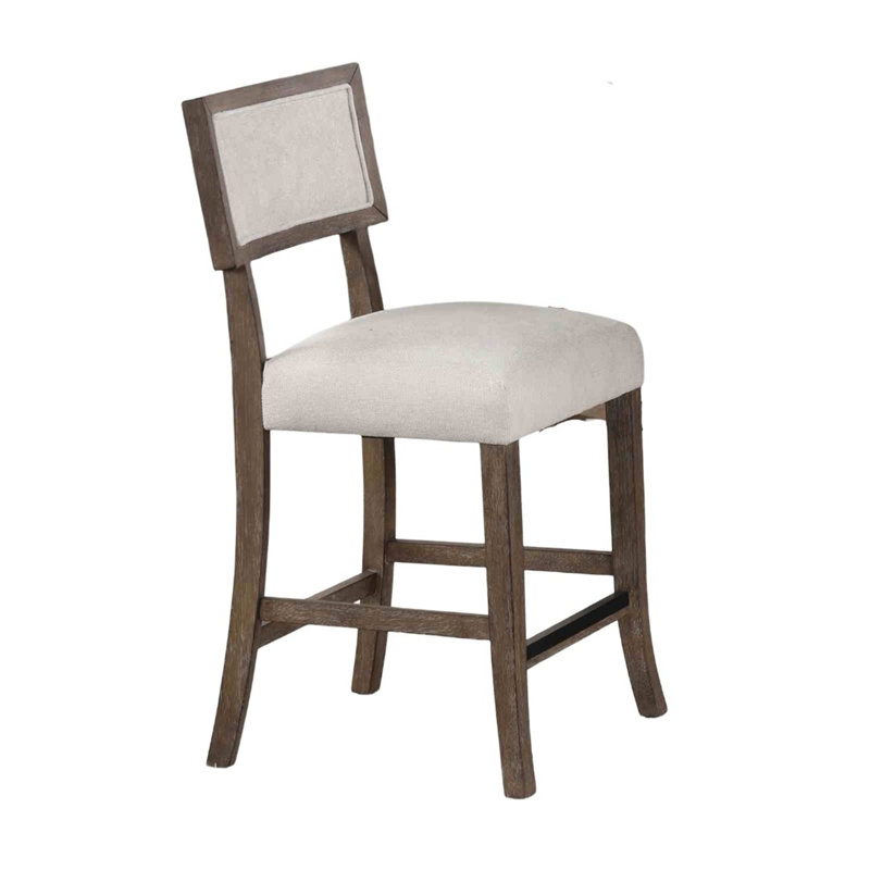 Tabouret à hauteur de comptoir 2 pièces de style contemporain