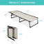 Chaise longue de patio, fauteuil inclinable extérieur réglable-1837871428