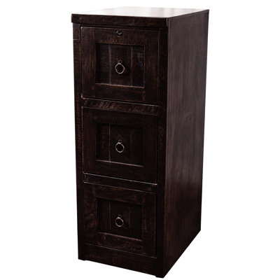 Kayla 17.25'' Wide 3 -Drawer Solid Wood File Cabinet