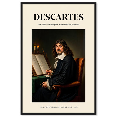 Affiches «penseur cartésien» par Art Remedy
