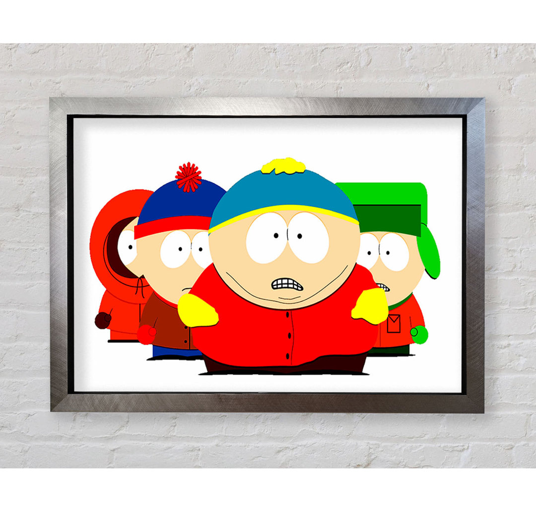 South Park Charaktere - Einzelne Bilderrahmen Kunstdrucke