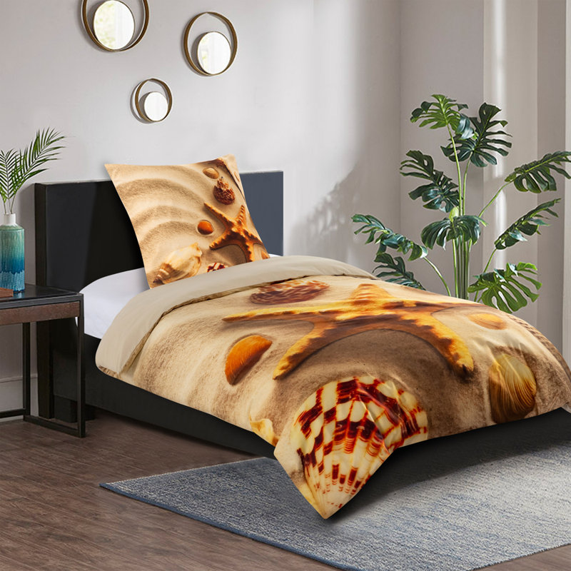 Cotton No Pattern Duvet Cover Set with Pillowcases