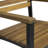 Callean 6-Person Weather Resistant Acacia Wood and Metal Rectangular Dining Set