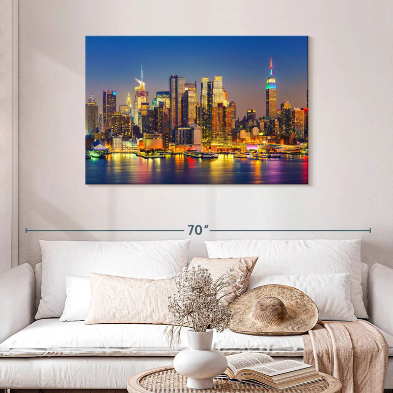 Lumières lumineuses Kavia Manhattan, H 30 po x l 45 po