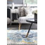 Tapis bleu / blanc cassé Swam-1960684052