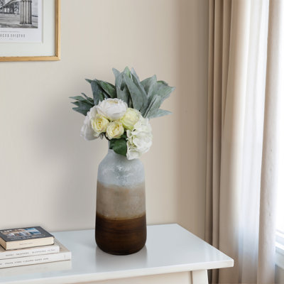 Vase en verre 2 tons