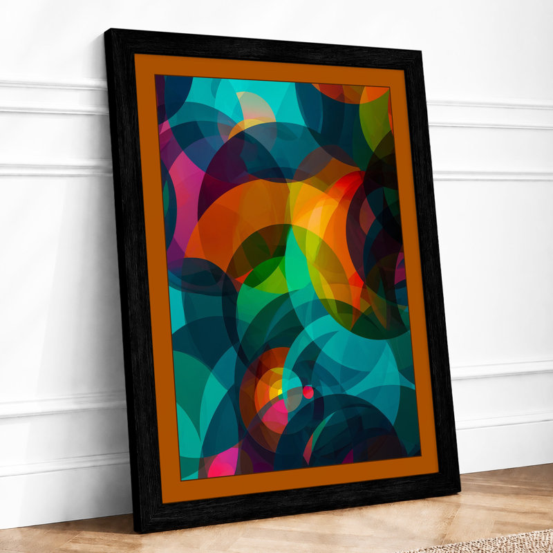 Chromatic Flow Abstract - Print, Black, A3 - 42.0 x 29.7 cm