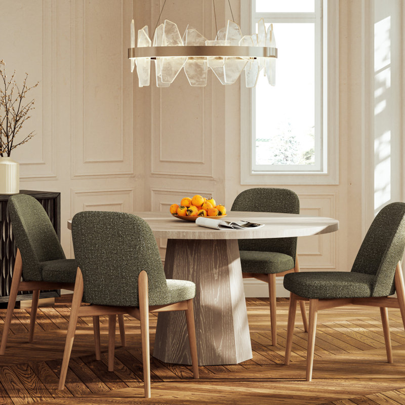 Kaia  Dining Table, Charcoal