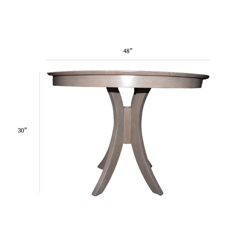 Table de salle à manger Carnlough, Gris, H 36 po