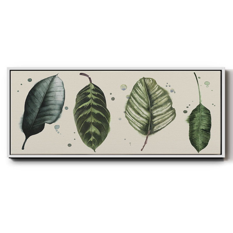 Palm Line- Framed Canvas