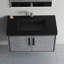Lavabo de salle de bain rectangulaire encastré avec trop-plein 36 po Dowell-69049728