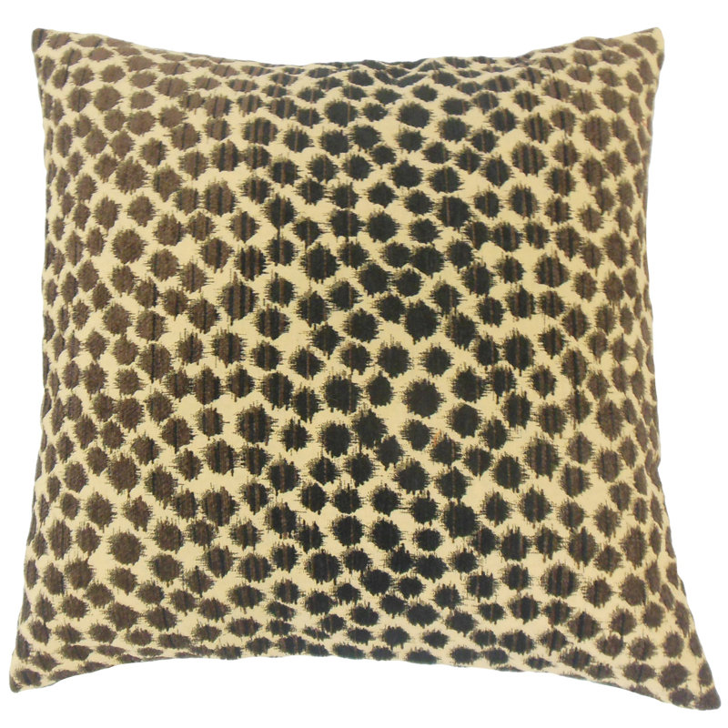 Wijchen Geometric Feather Reversible Throw Pillow