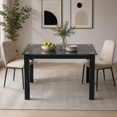table de salle à manger, sécuritaire et facile à nettoyer, table multifonctionnelle pour la salle à manger et le salon