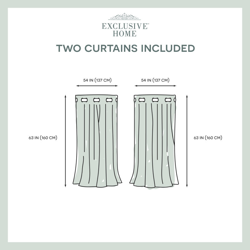 Ghevont Semi Sheer Sliding Panel Pair, 54" W x 63" L, Burgundy/Taupe