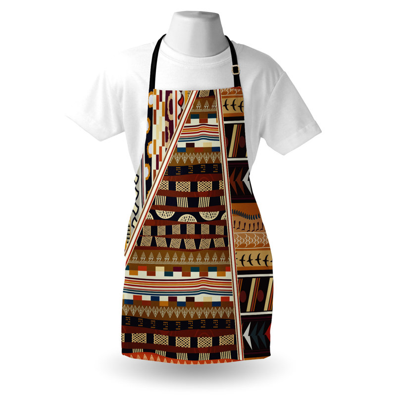 No Pattern Bib Apron