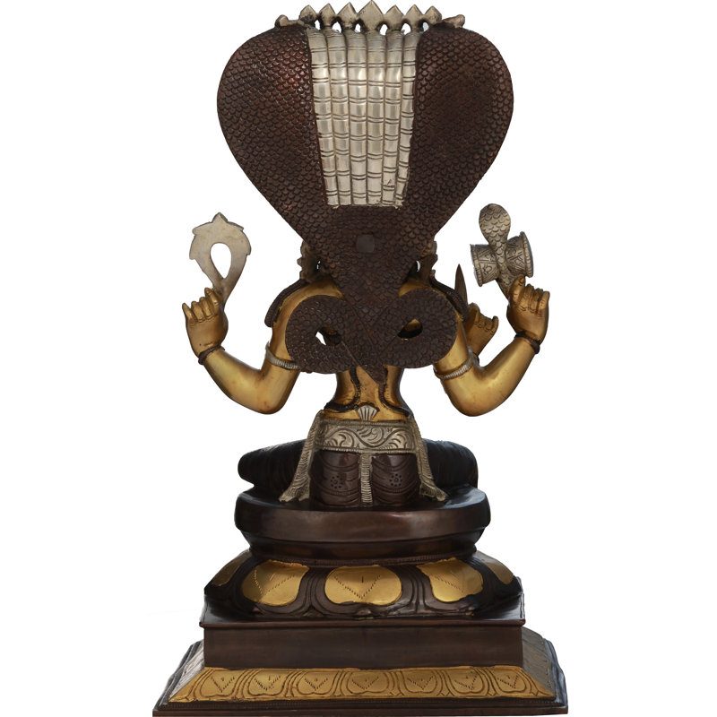Awesome Goddess Mariamman, Doré / Brun