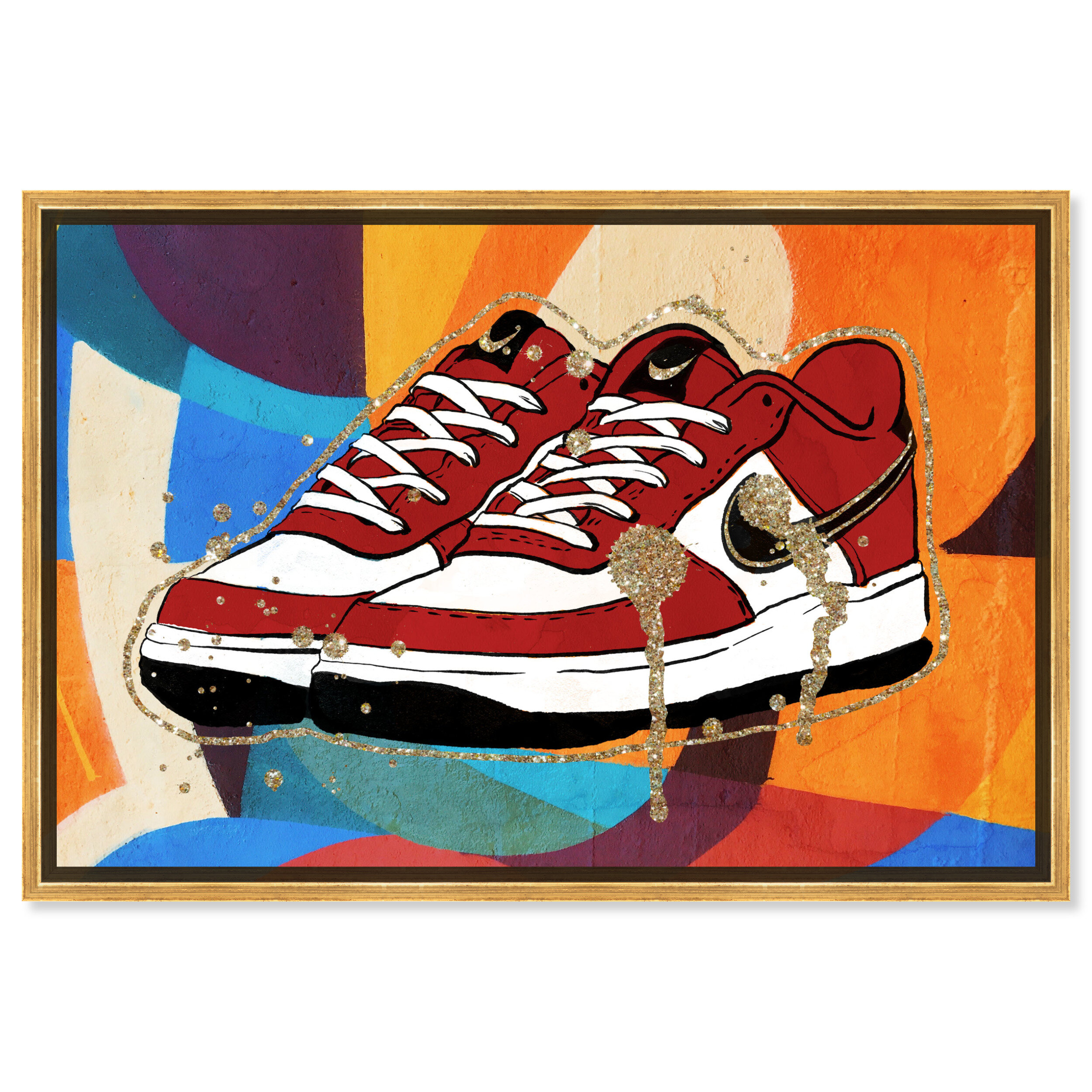 Oliver Gal Nike Air Jordan 1 Louis Vuitton canvas painting 20x28