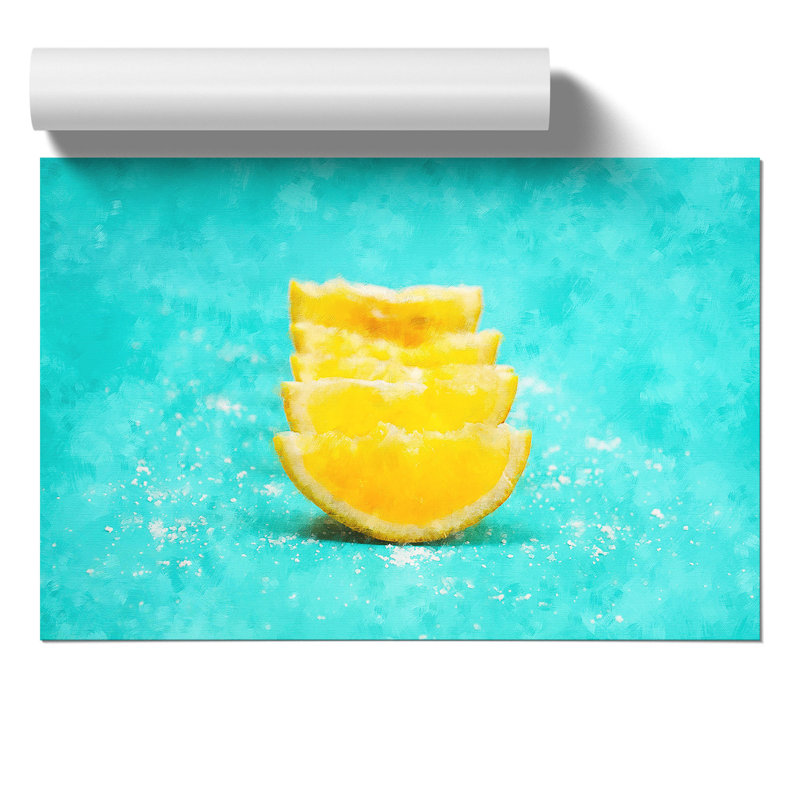 Lemon And Salt - No Frame Print, 21cm H x 30cm W x 0.1cm D