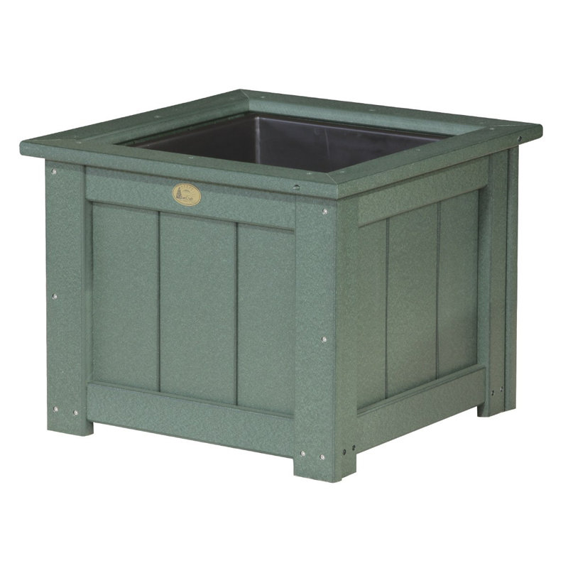 Pot à fleurs surélevé en plastique Delph, Vert