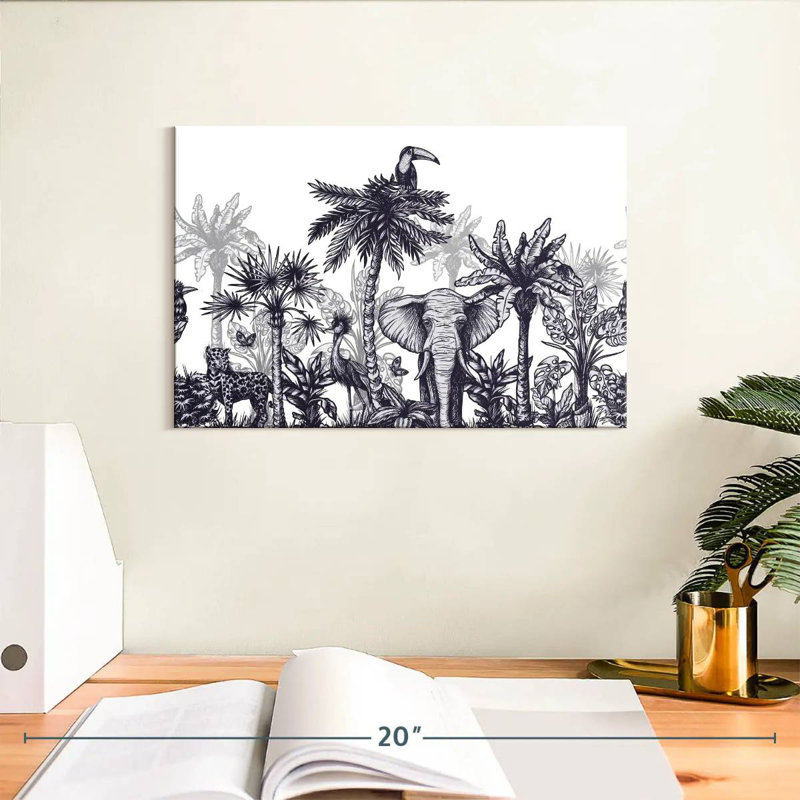 Brampt Jungle Euphoria, 8" H x 12" W